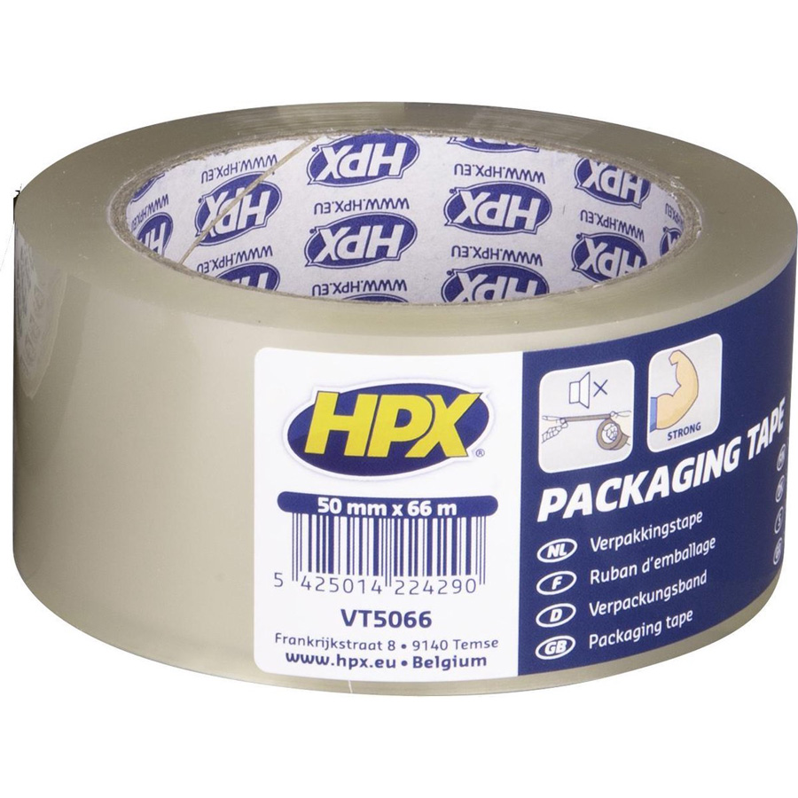 HPX-Verpakkingstape-VT5066----Transparant-50mm-x-66m